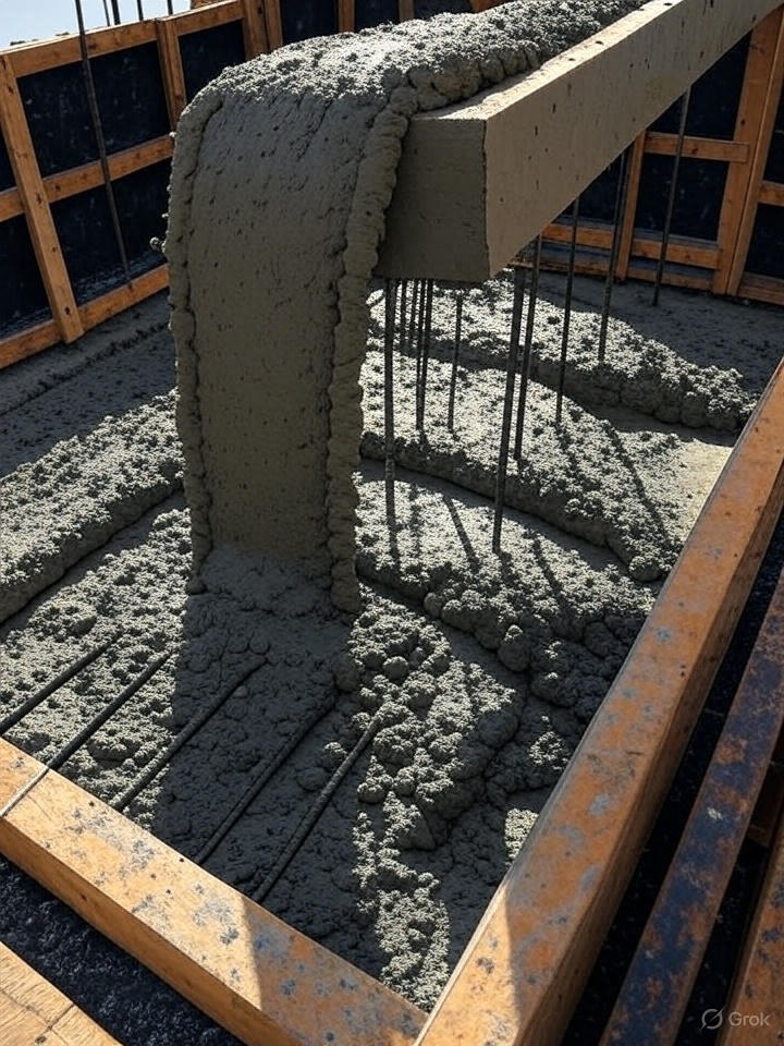 Prepared building pad