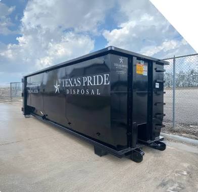 Dumpster on jobsite